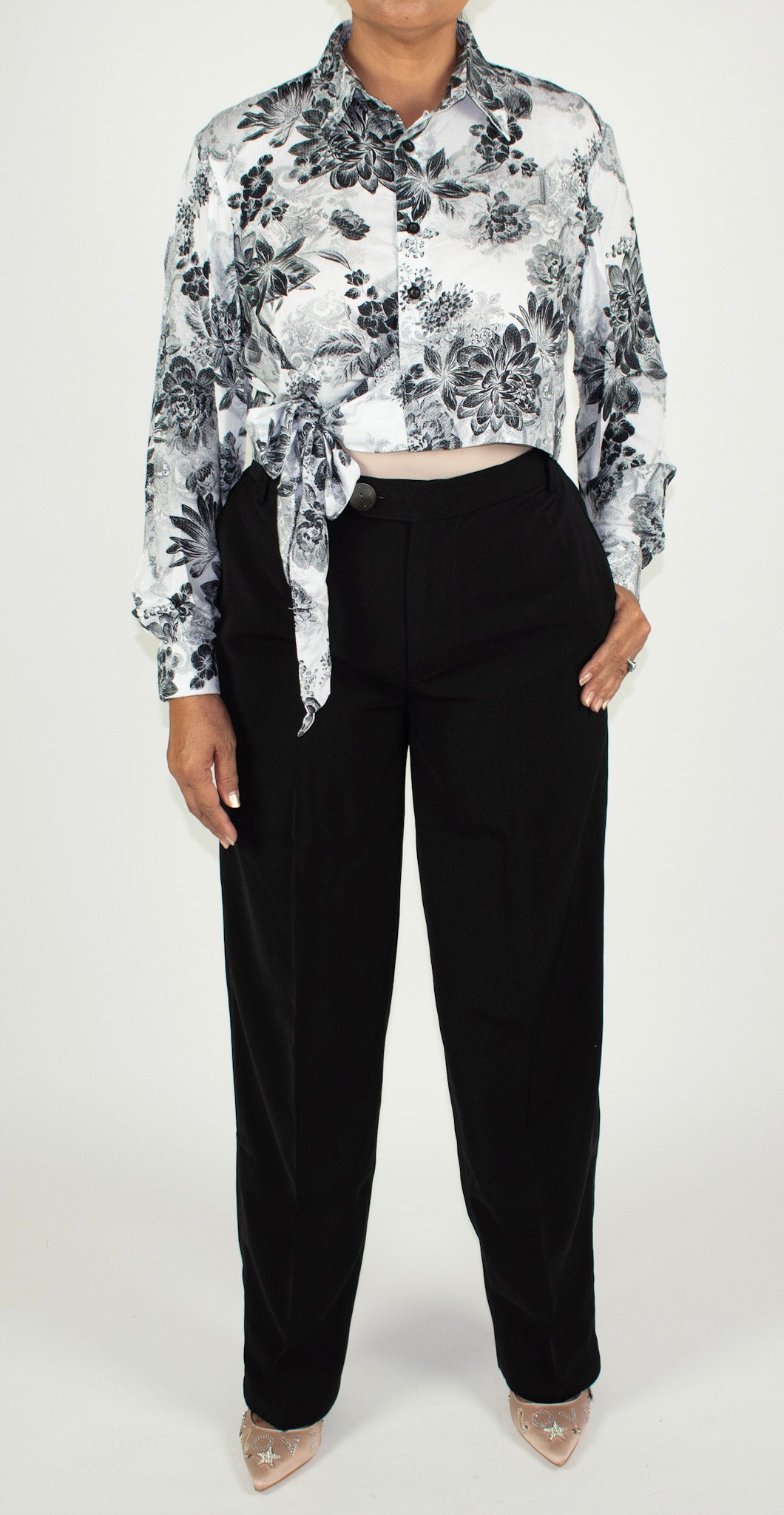 Long Pants Floral Top